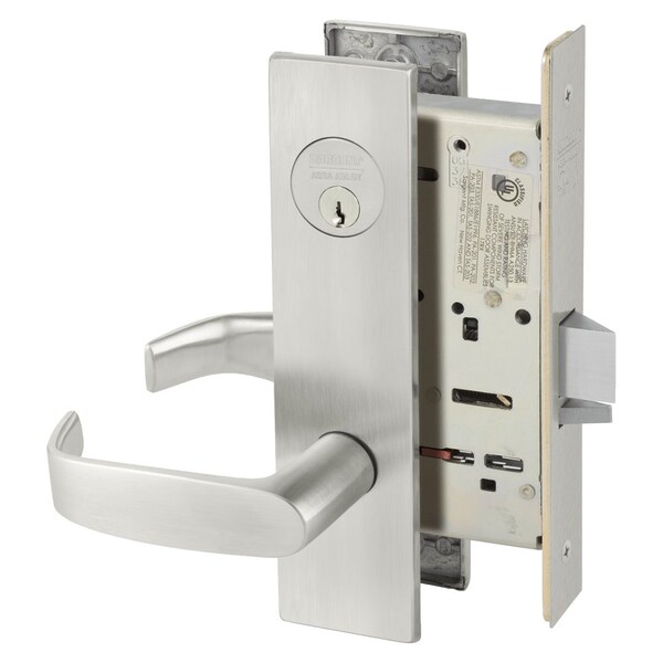 Sargent Grade 1 Storeroom or Closet Mortise Lock, L - Lever, LE1 - Escutcheon, Field Reversible, Conventiona 8204 LE1L 32D - main